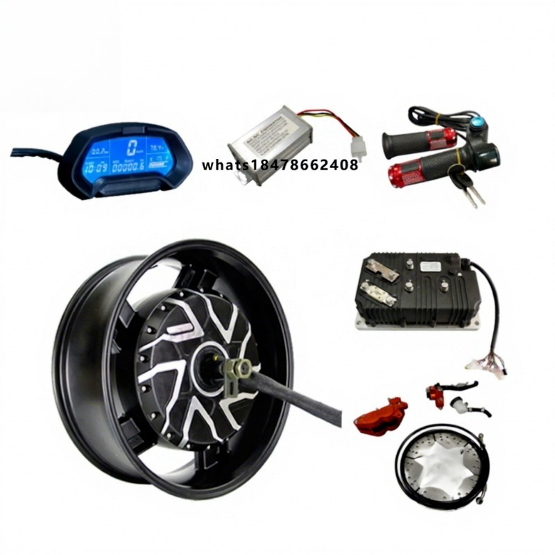12000W Electric Motorcycle Hub Motor - Leistungsstärkstes 12000W Doppelachsen-QS-Motor 17 X 6,0