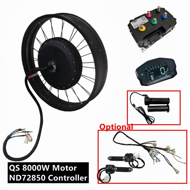 72V 8000W Brushless Hub Motor - NBpower/QS273 V3 72V 8000W Fat E-Bike