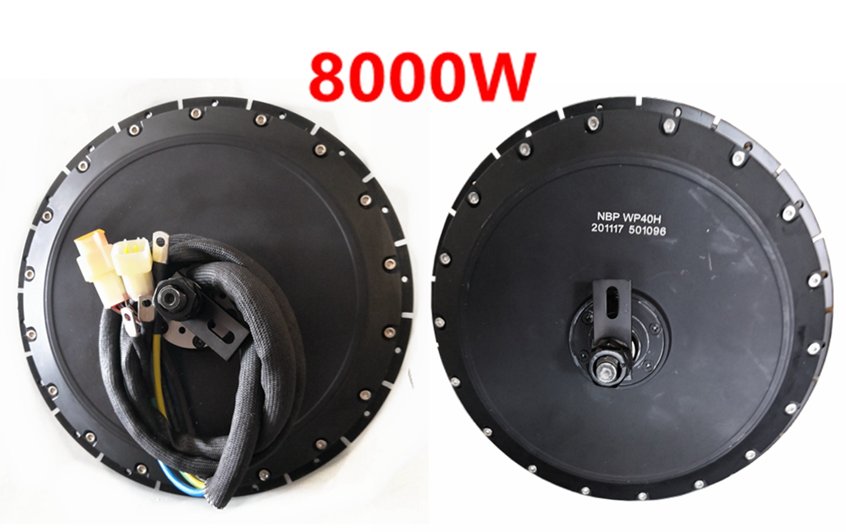 72V 8000W Brushless Hub Motor - US Lager QS273 40H Spitze 8000W