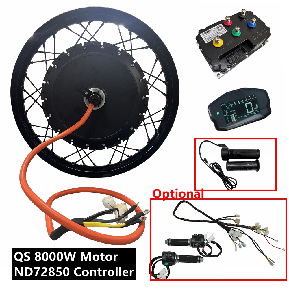 72V 8000W Brushless Hub Motor - NBpower/QS273 V3 72 V 8000 W