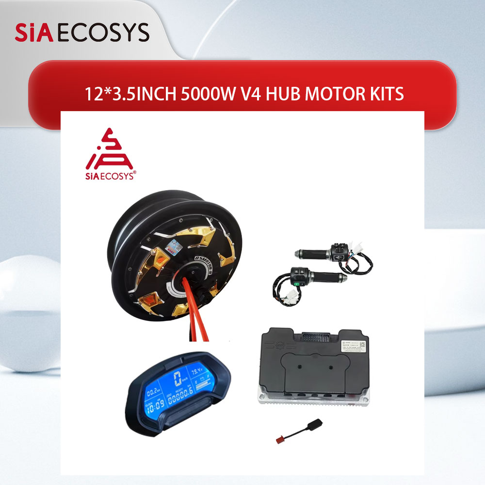 5000W Hub Motor Kit 72V - QS Motor 12*3,5 Zoll 5000W V4