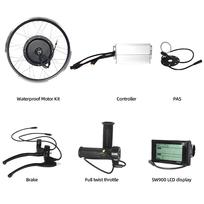 Neues elektrisches Umbausatz 7 – 12000W Electric Motorcycle Hub Motor Bewertung und Preis