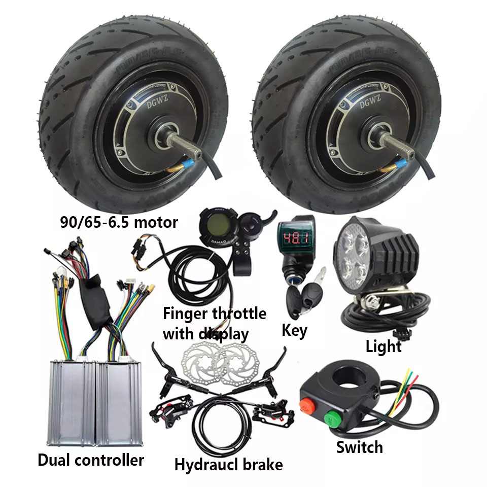 48 V 2000 W E-Bike-Umrüstsatz  – Dual Motor Ebike Kit 2000W Bewertung und Preis
