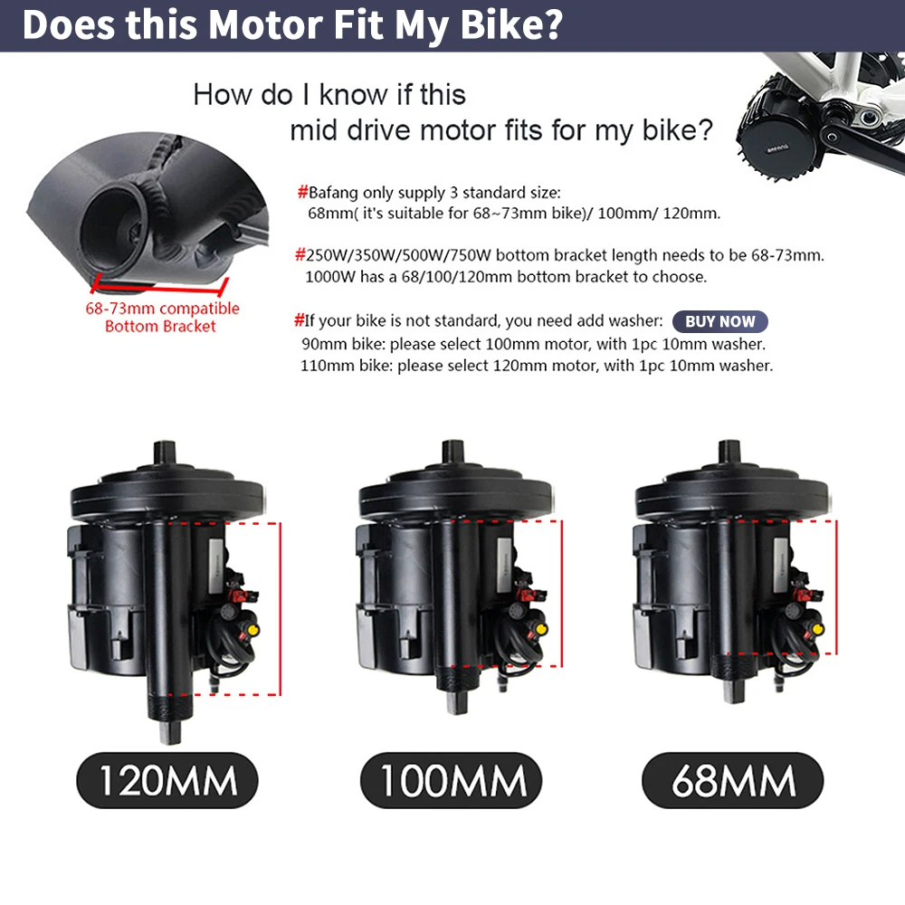Bafang BBSHD 1000W 52V 48V 68m – Side Hung Mid Drive Motor Kit Bewertung und Preis
