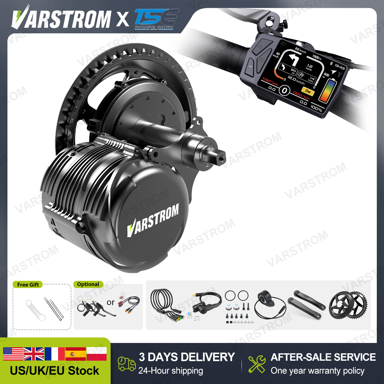 [US 3 Tage schneller Versand]  – Side Hung Mid Drive Motor Kit Bewertung und Preis